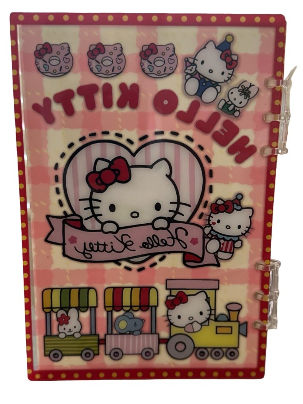 Hello Kitty Acrylic Shaker Notebook Bundle - Picture 4 of 11